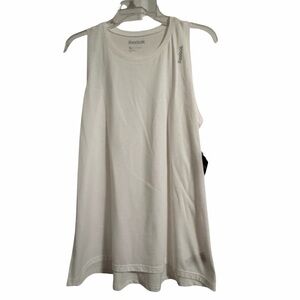 Reebok Women's Classic Jersey White Tank Top - XL - New with tag